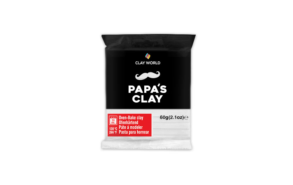 Papa's Clay Set Pasta Polimerica, 28 Bucati/ 60g, Multicolor