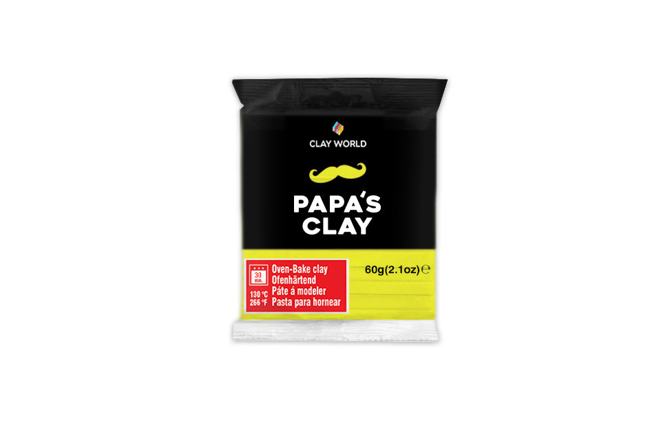 Papa's Clay Set Pasta Polimerica, 28 Bucati/ 60g, Multicolor