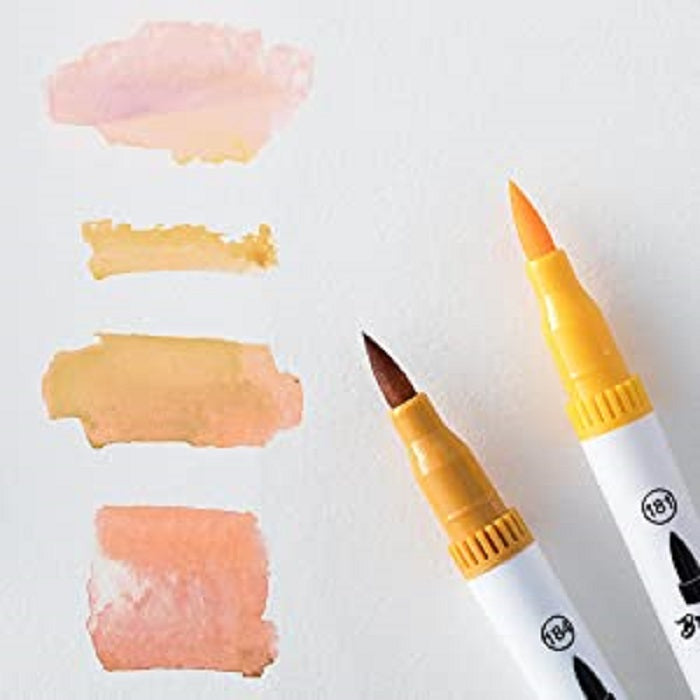 Ohuhu Maui Series Set 36 Markere, Baza Apa, Dula Tips Brush&Fineliner, Skin Tones Y30-80600-46