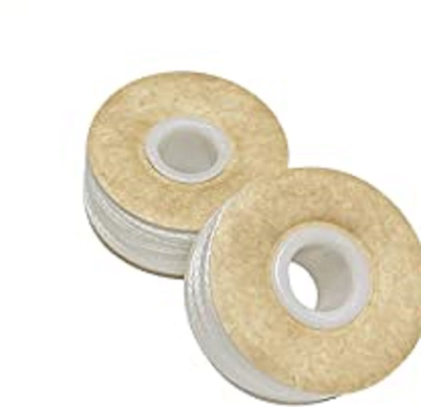 Bobine Cu Fir Alb Preinfasurate Marimea L, SA155, Fete Carton Pentru Masini De Brodat Brother 144 Bucati/ Set