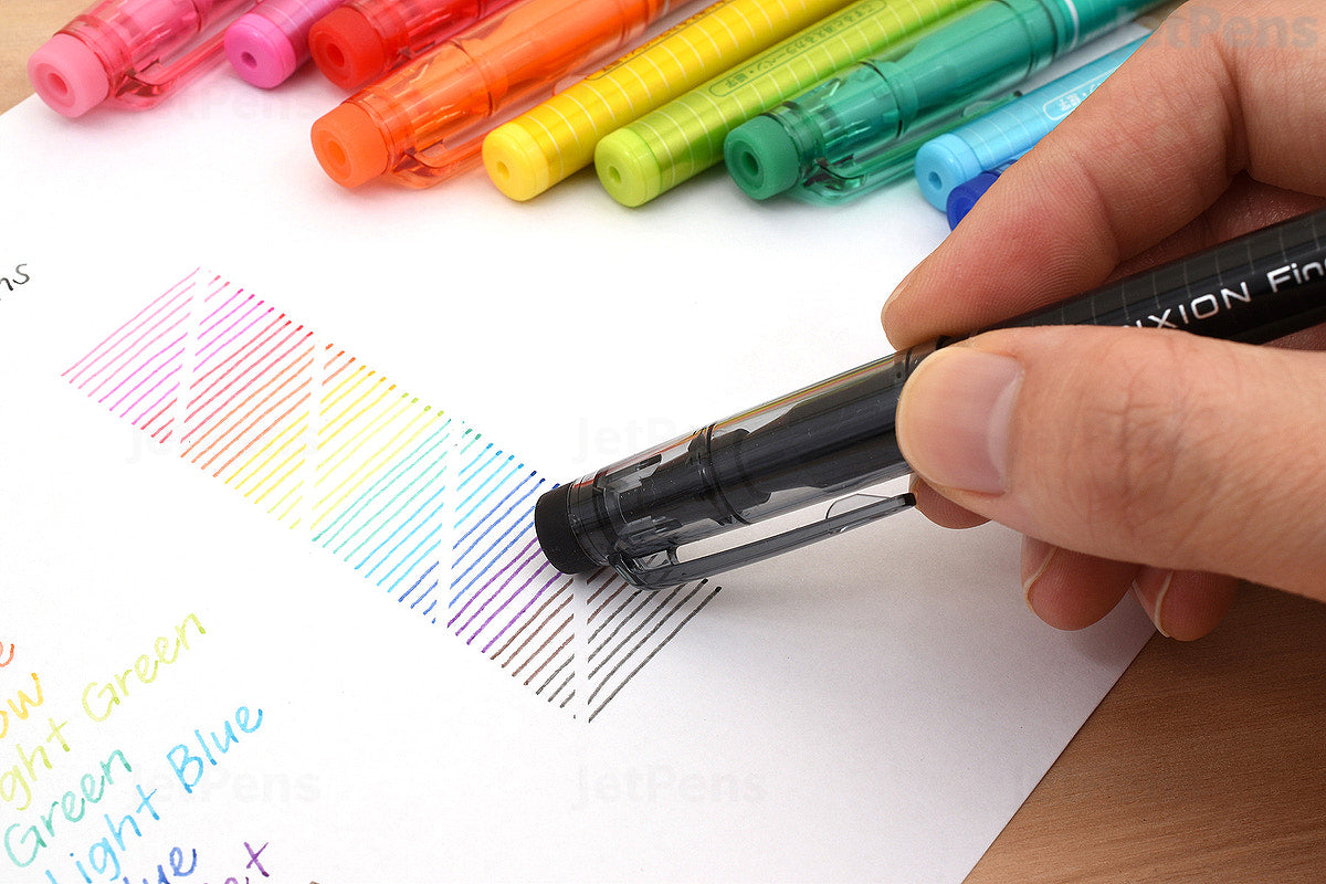 Pilot FriXion Fineliner Set de 10 markere erasabile , 0.7mm, multicolor