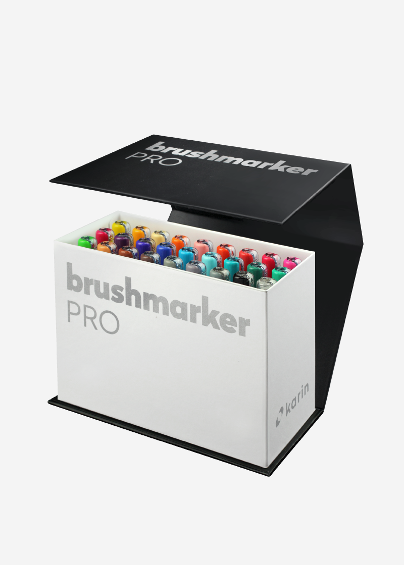Karin Set 26 Markere Pro+1 Blender Mini Box Multicolor