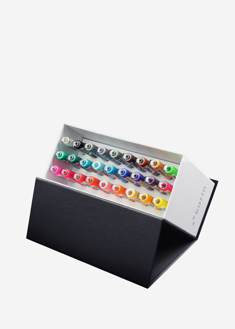 Karin Set 26 Markere Pro+1 Blender Mini Box Multicolor