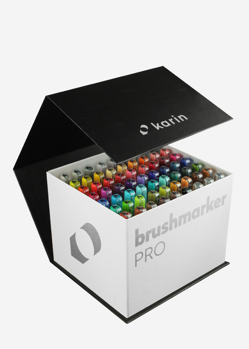 Karin Set 60 Markere Pro+3 Blendere Mega Box Multicolor