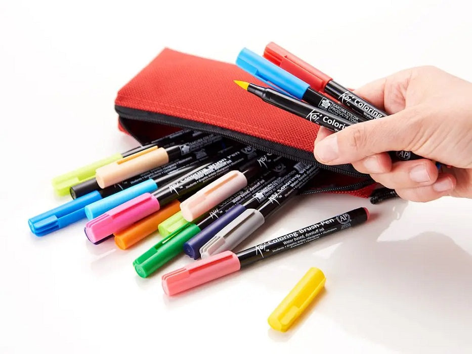 Sakura Set 6 Markere Koi Color Brush, Culori Sweets