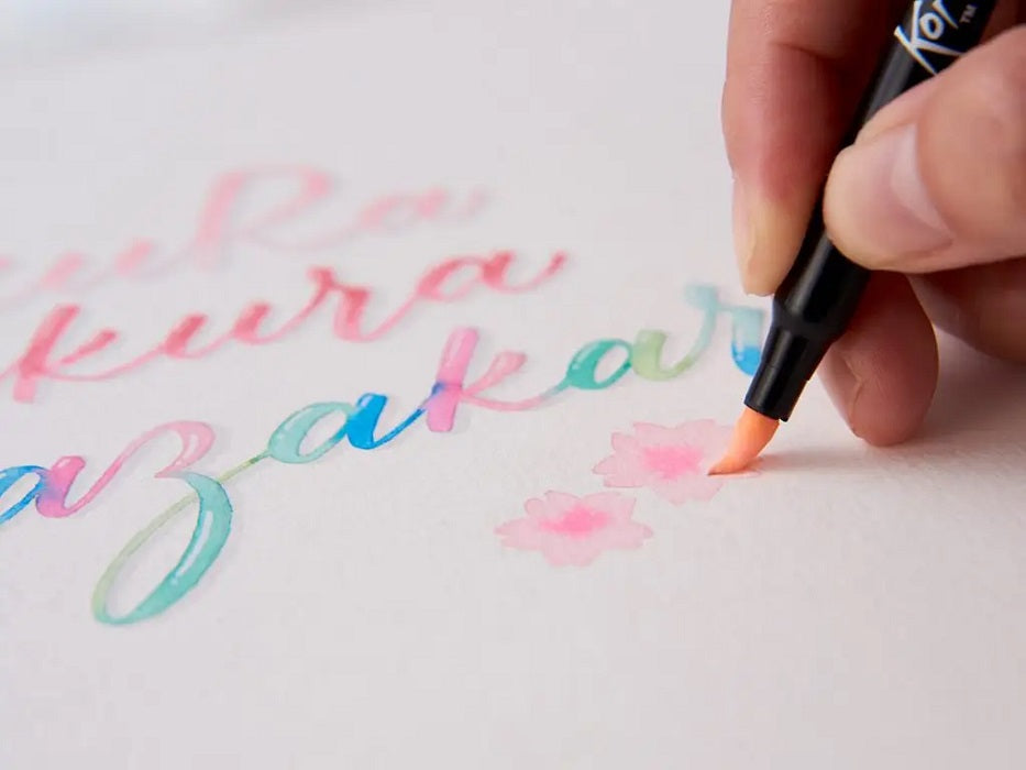 Sakura Set 6 Markere Koi Color Brush, Culori Sweets