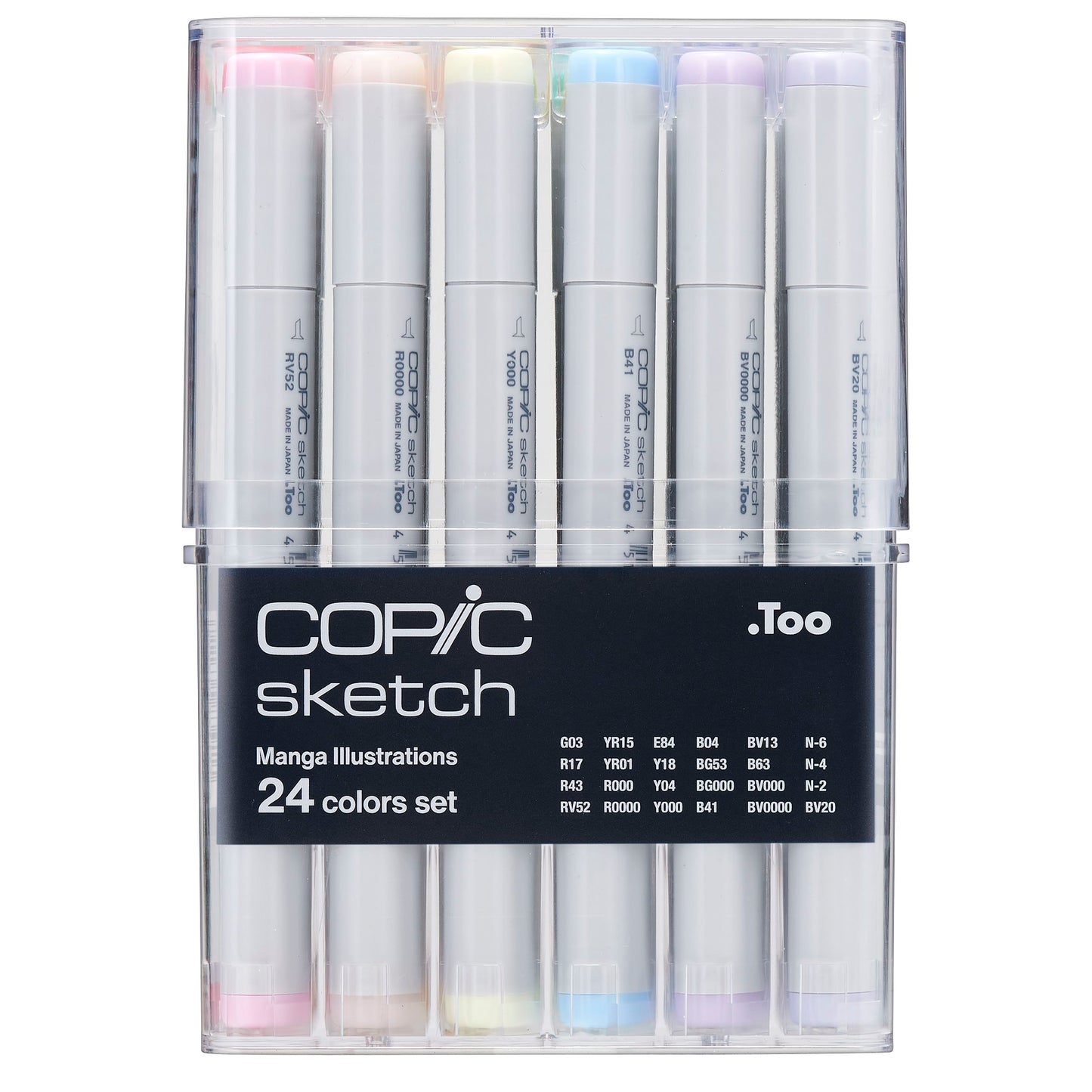 Copic Sketch Set 24 Markere Manga Illustration