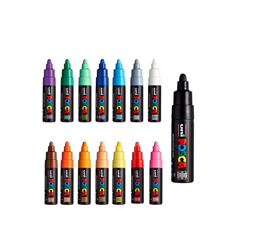 Posca Paint Marker 15 Culori PC-7M Multicolor Set