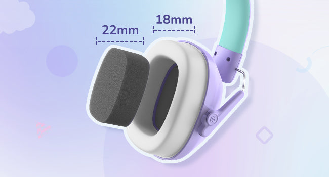 Căști iClever IC-EM01 Antifonice Pentru Copii/Adulți, SNR 29dB, Protecție Auditivă Pentru Autism, Concentrare și Evenimente Zgomotoase, Culoare Purple