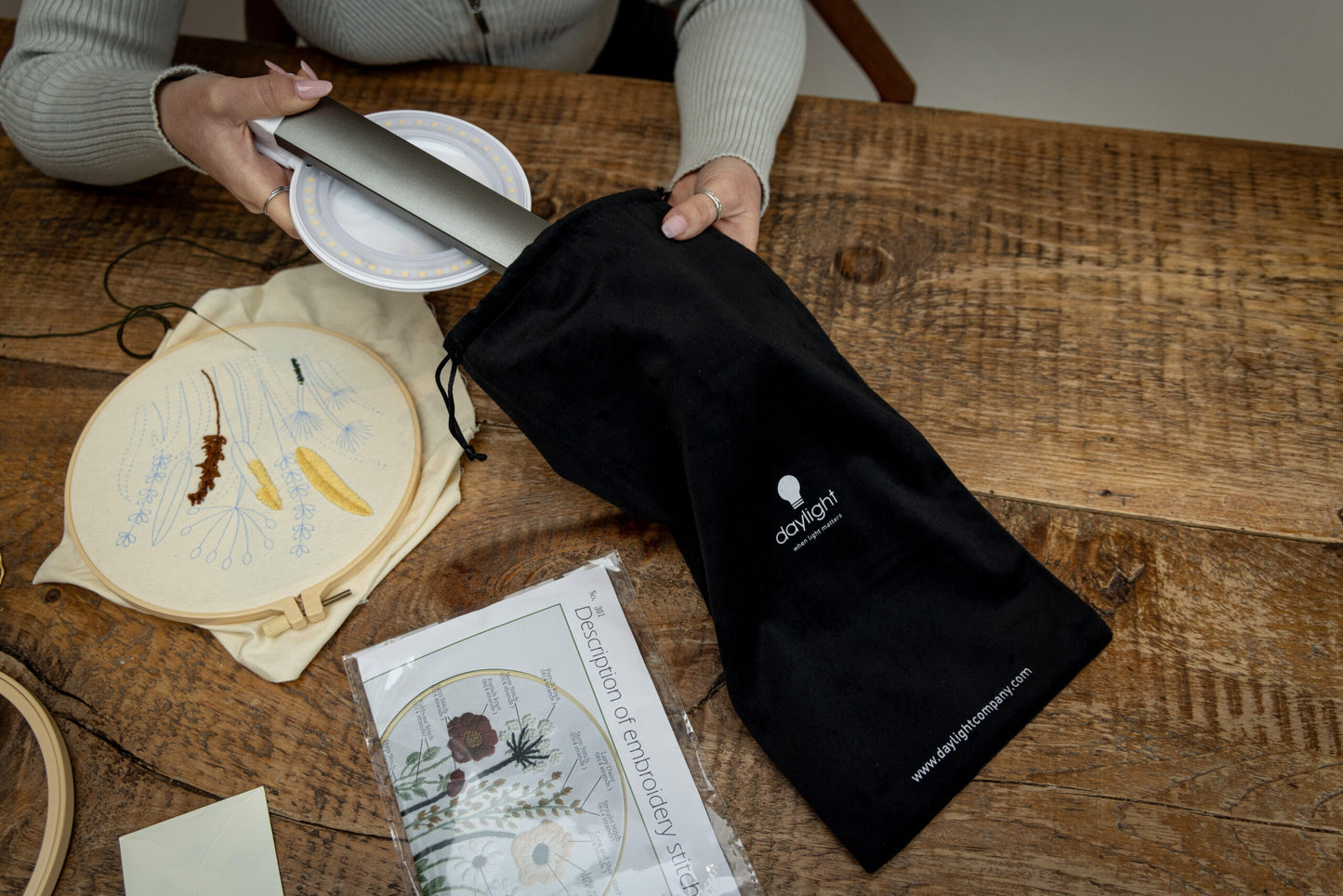 Lupă Iluminată Portabilă Halo Go 2 Magnifier Daylight