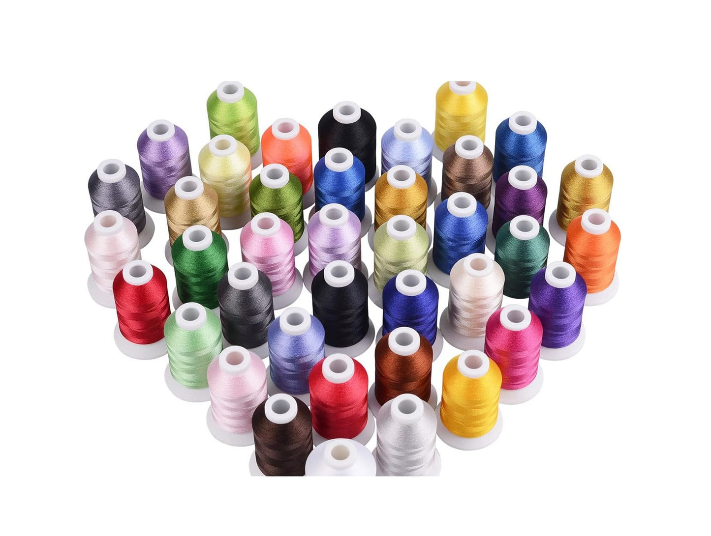 Set Ață De Brodat 40 Bobine, 60 wt - 1000 m, Multicolor