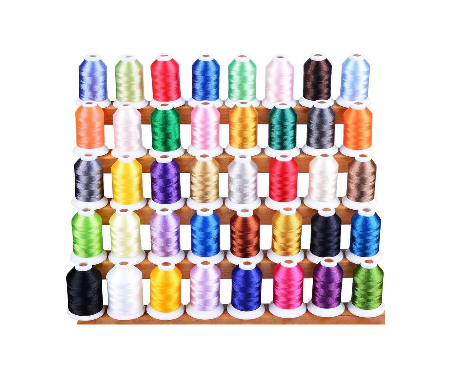 Set Ață De Brodat 40 Bobine, 60 wt - 1000 m, Multicolor