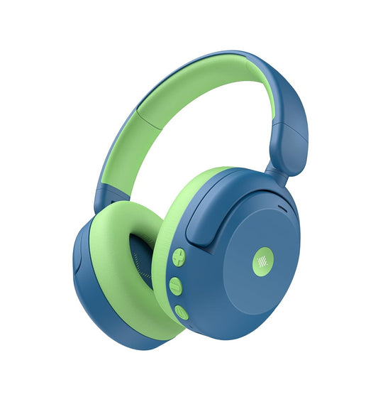 Căști iClever BTH20, Anulare Activă Zgomot, Redare 60 Ore, Incărcare Rapidă Tip C, Volum 80dBA, Bluetooth 5.4, Wireless, Culoare Albastru