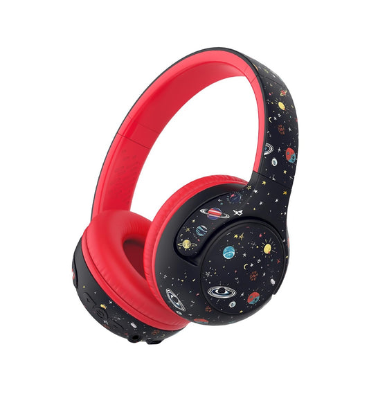 Căști iClever BTH27, Volum Limitat 75/80dBA, Redare 74h, Bluetooth 5.4, Fără BPA, Pentru Copii Mici 2+ ani, Certificare CPC, Culoare Negru