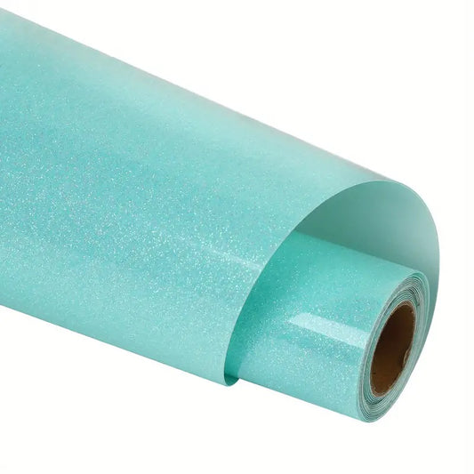 Rola Vinyl HTV, 30.48 cm x 0.91 m, Vinyl Transfer Termic, Glow Glitter