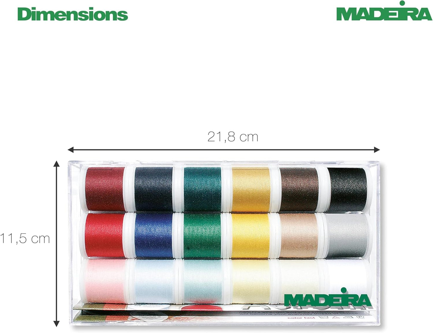 Set 18 Bobine Ata De Cusut Aerofil No.120 Madeira