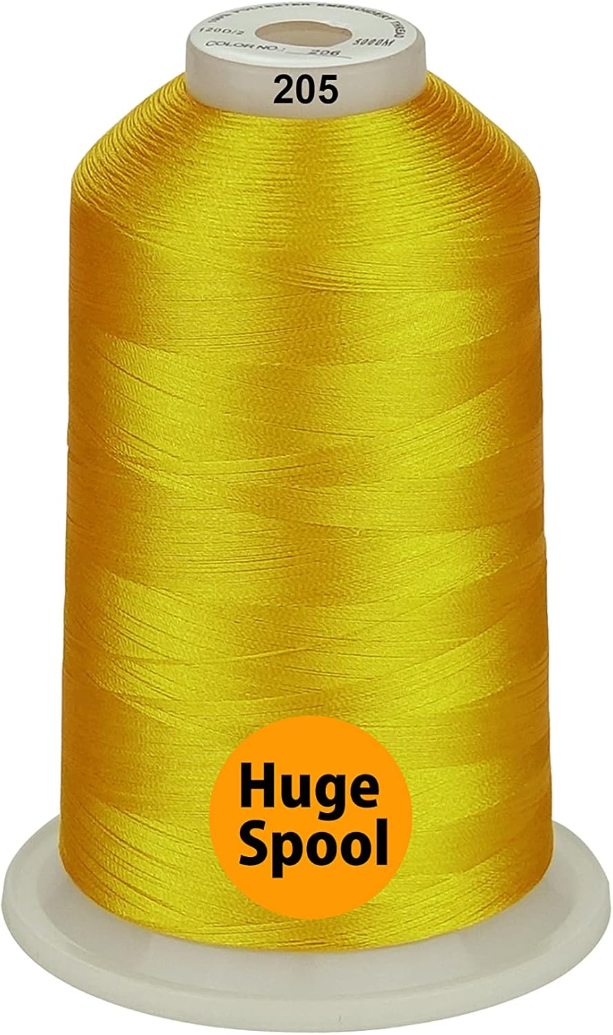 Set Ață De Brodat 4 Bobine - 5000 m, Culori Variate