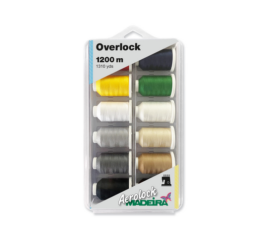 Blisterbox 12 Bobine Ata De Surfilat Aerolock No.125 Madeira 8098