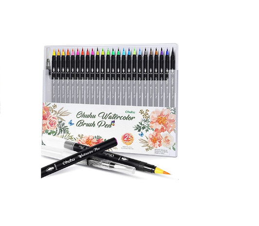 Ohuhu Lanai Series Set 25 Markere Artistice, Baza Apa, Watercolor Brush Y30-80600-29