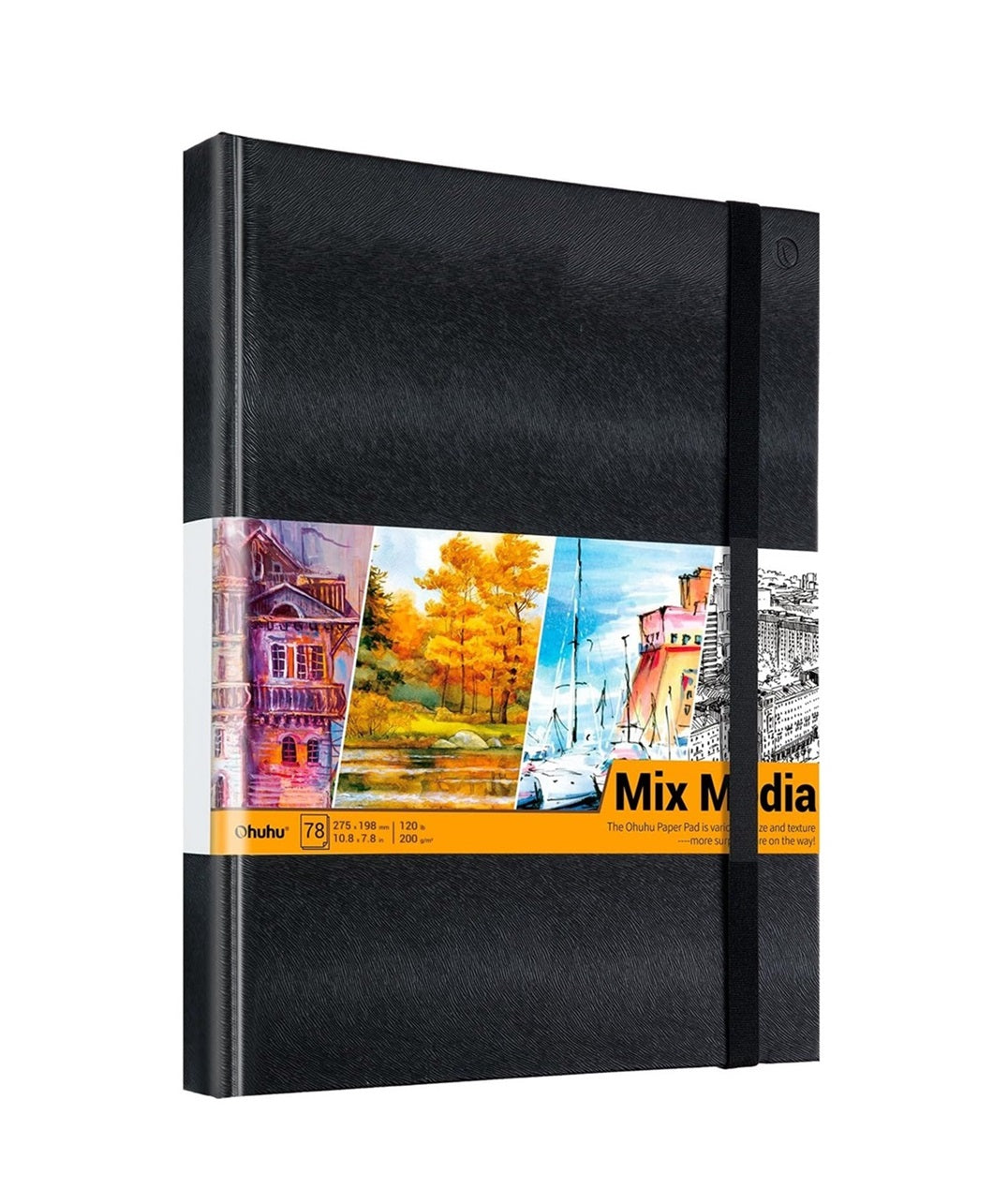 Ohuhu Marker Pads, Sketchbooks Pentru Markere, 275 mm x 210 mm, 78 coli/ 156 pagini, Y44-83000-28