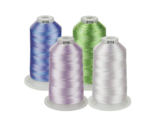 Set Ață De Brodat 4 Bobine - 5000 m, Culori Variegated A
