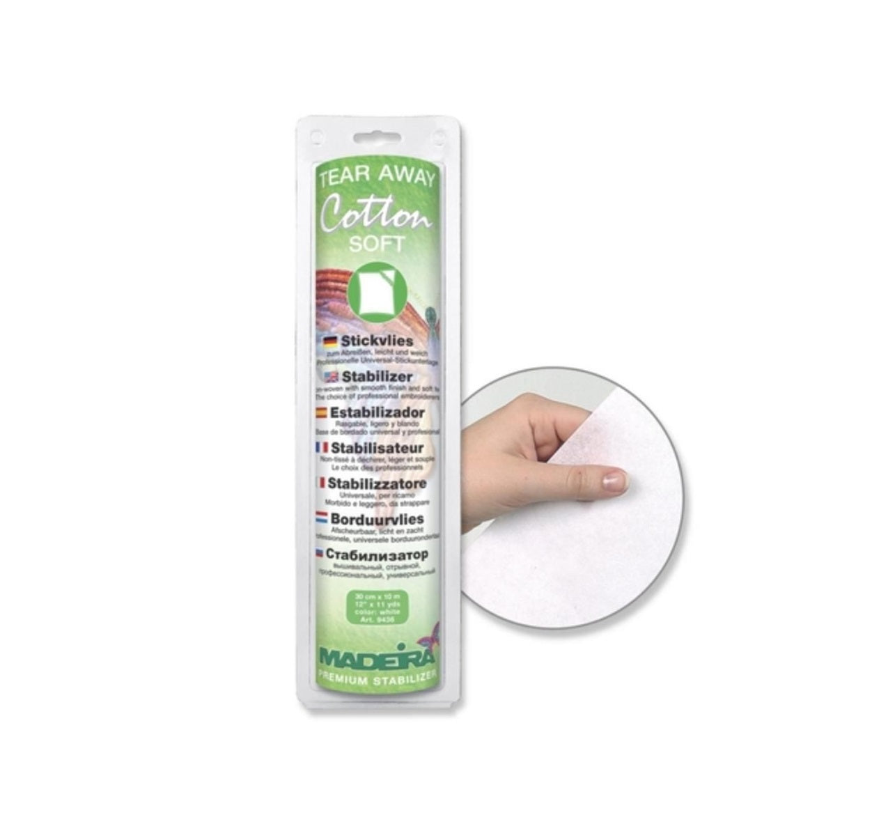 Stabilizator Broderie Cotton Soft, 0.3 x 10m Madeira 9436