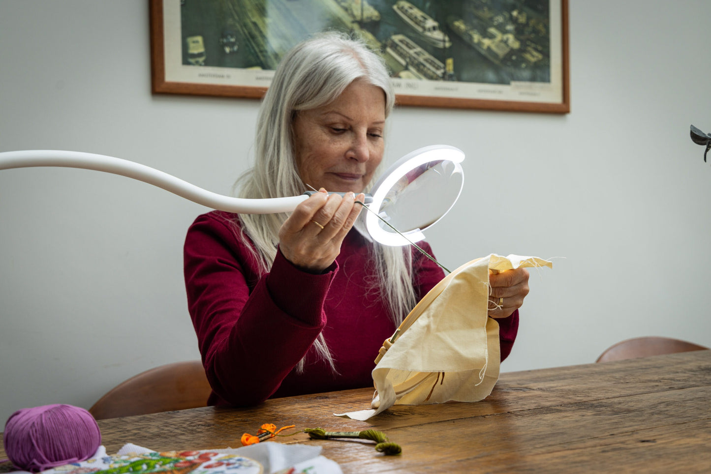 Lupă Profesională Magnificent Pro Daylight pe Clemă