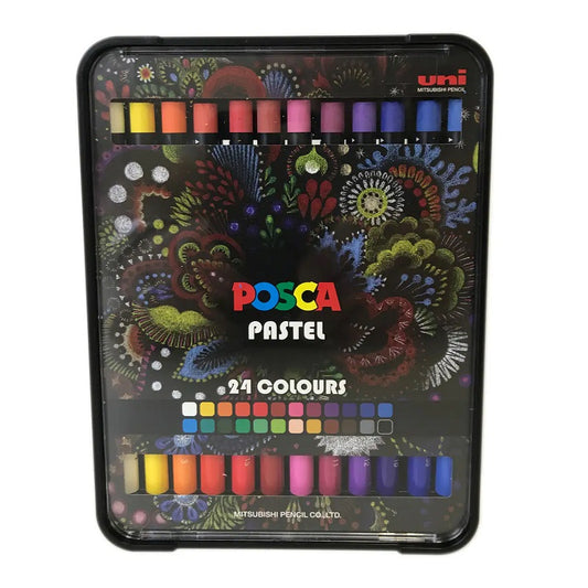 Posca Pencils Wax Set 24 Creioane Pastel