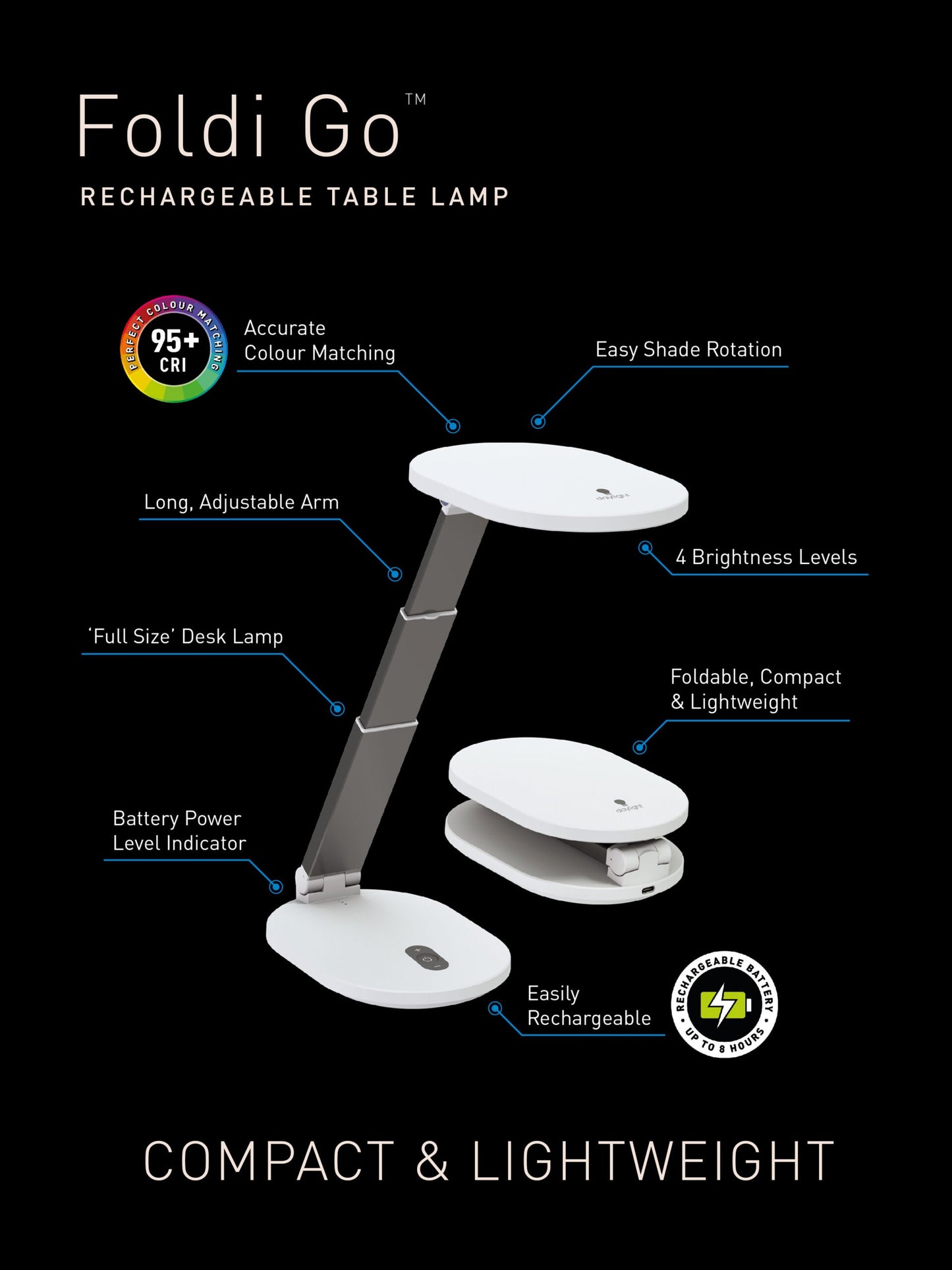 Lampă Portabilă Foldi Go Daylight