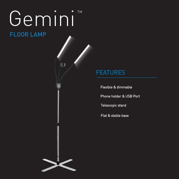 Lampă Podea Gemini Daylight