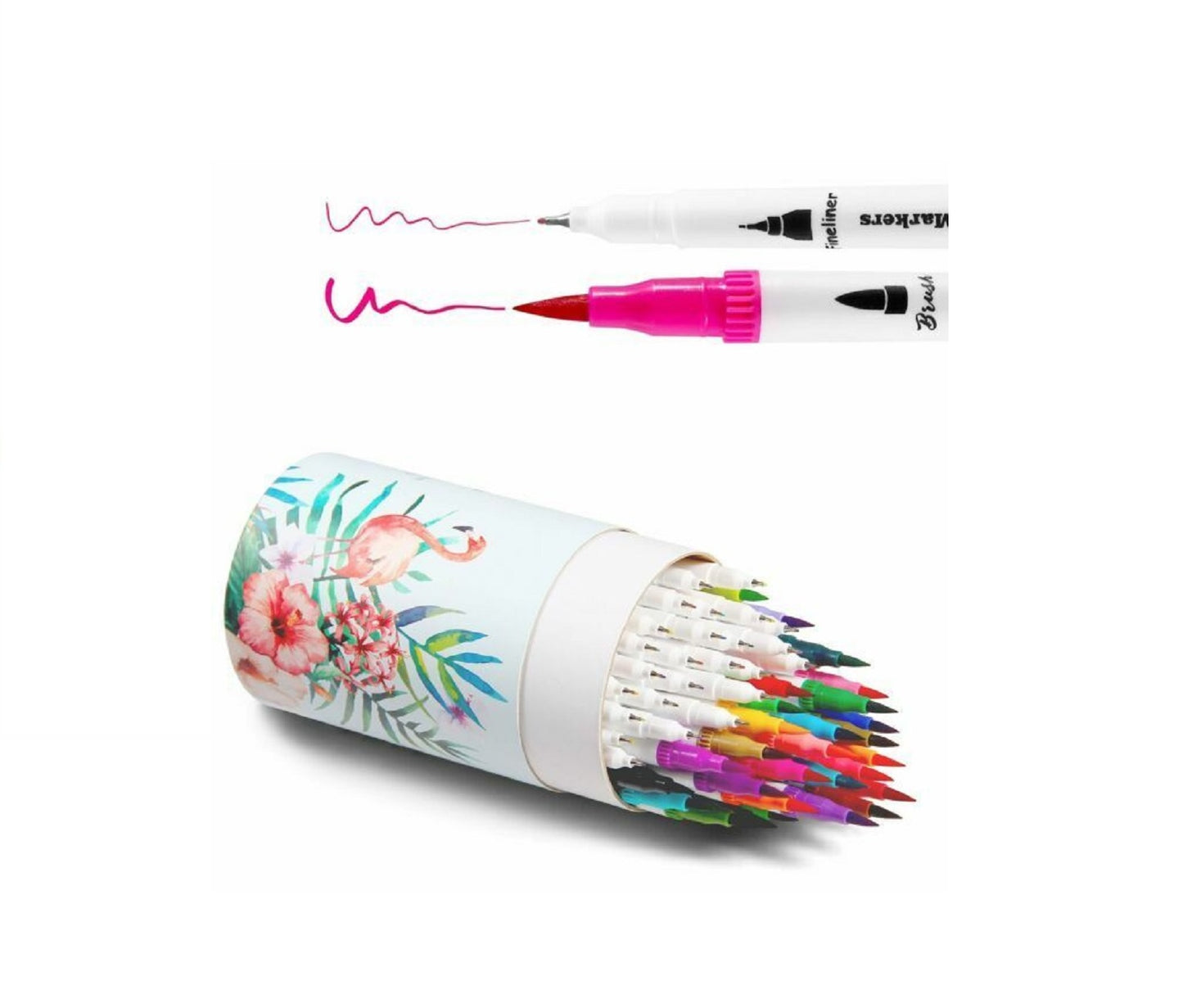 Ohuhu Brush Fineliner pe Baza de Apa Set 60 Markere Artistice