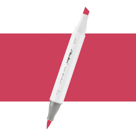 Ohuhu Honolulu R170 Lipstick Red Individual Marker , Brush & Chisel O10-00000-98