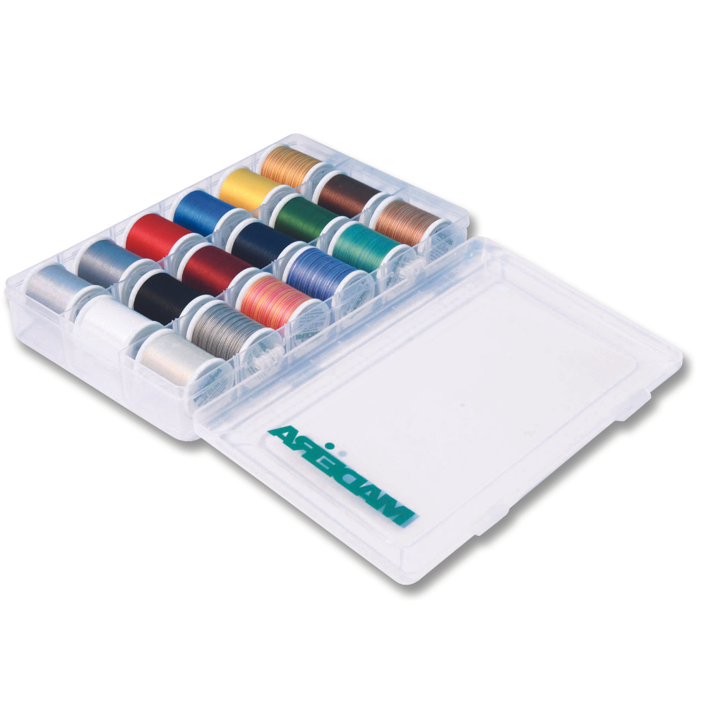 Smartbox 18 Bobine Ata De Brodat Cotona No.50 Madeira 8036