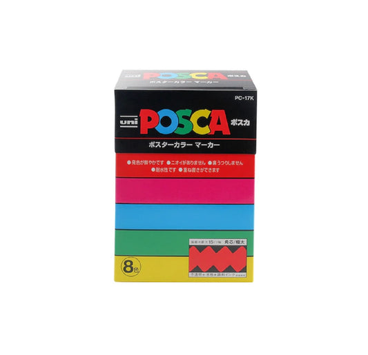 Posca Paint Marker 8 Culori PC-17K Basic Set