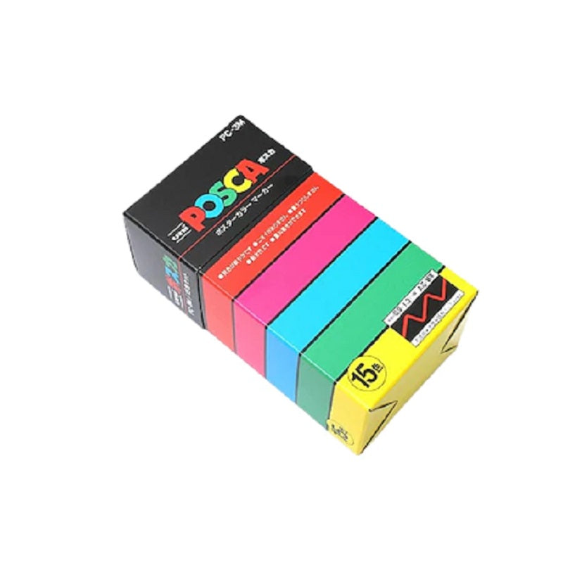 Posca Paint Marker 15 Culori PC-3M Multicolor Set