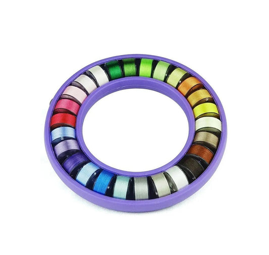 Set 26 Bobine Ata De Brodat Pre-Infasurata, 60WT, Mărimea A / Clasa 15 / SA-156, Multicolor