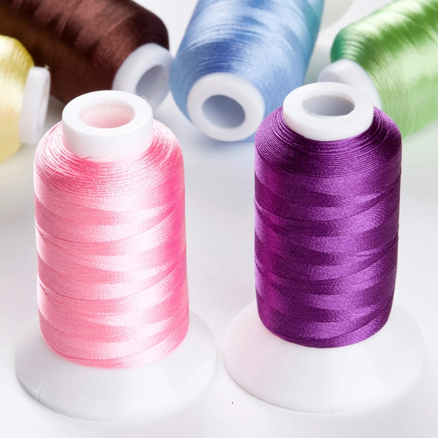 Kit Ata De Brodat 120 Bobine - 500/1000m Multicolor