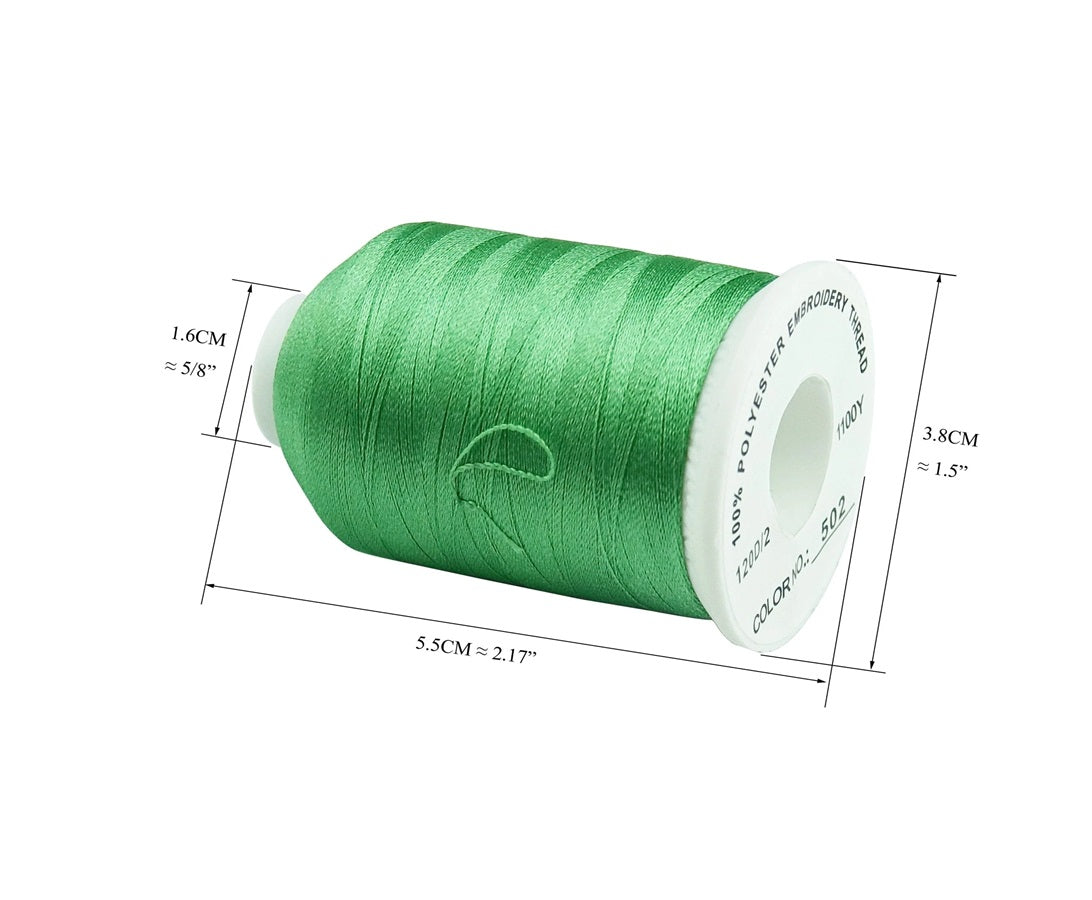 Set Ață De Brodat 15 Bobine, 40wt - 1000 m, Culori Populare