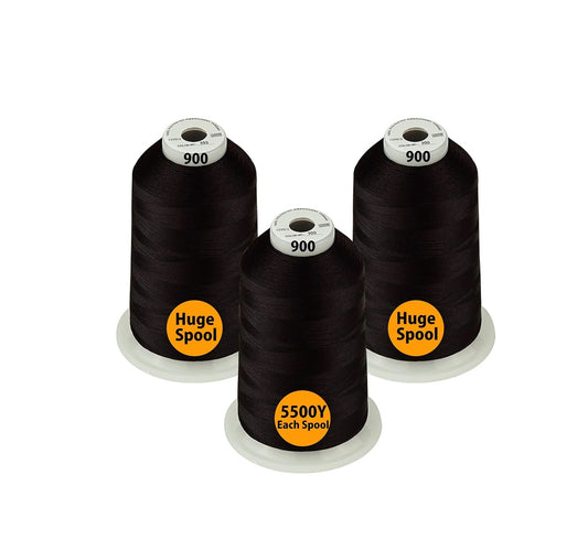 Set Ață De Brodat 3 Bobine - 5000 m, Opțiuni Multiple De Culori