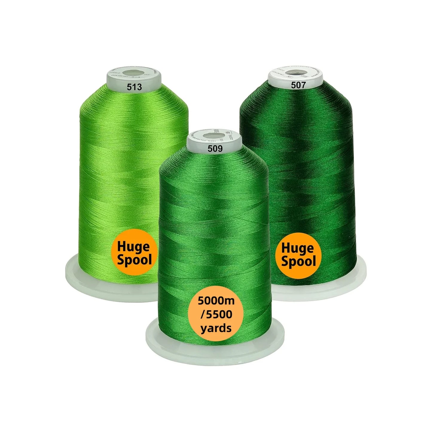 Set Ață De Brodat 3 Bobine - 5000 m, Opțiuni Multiple De Culori