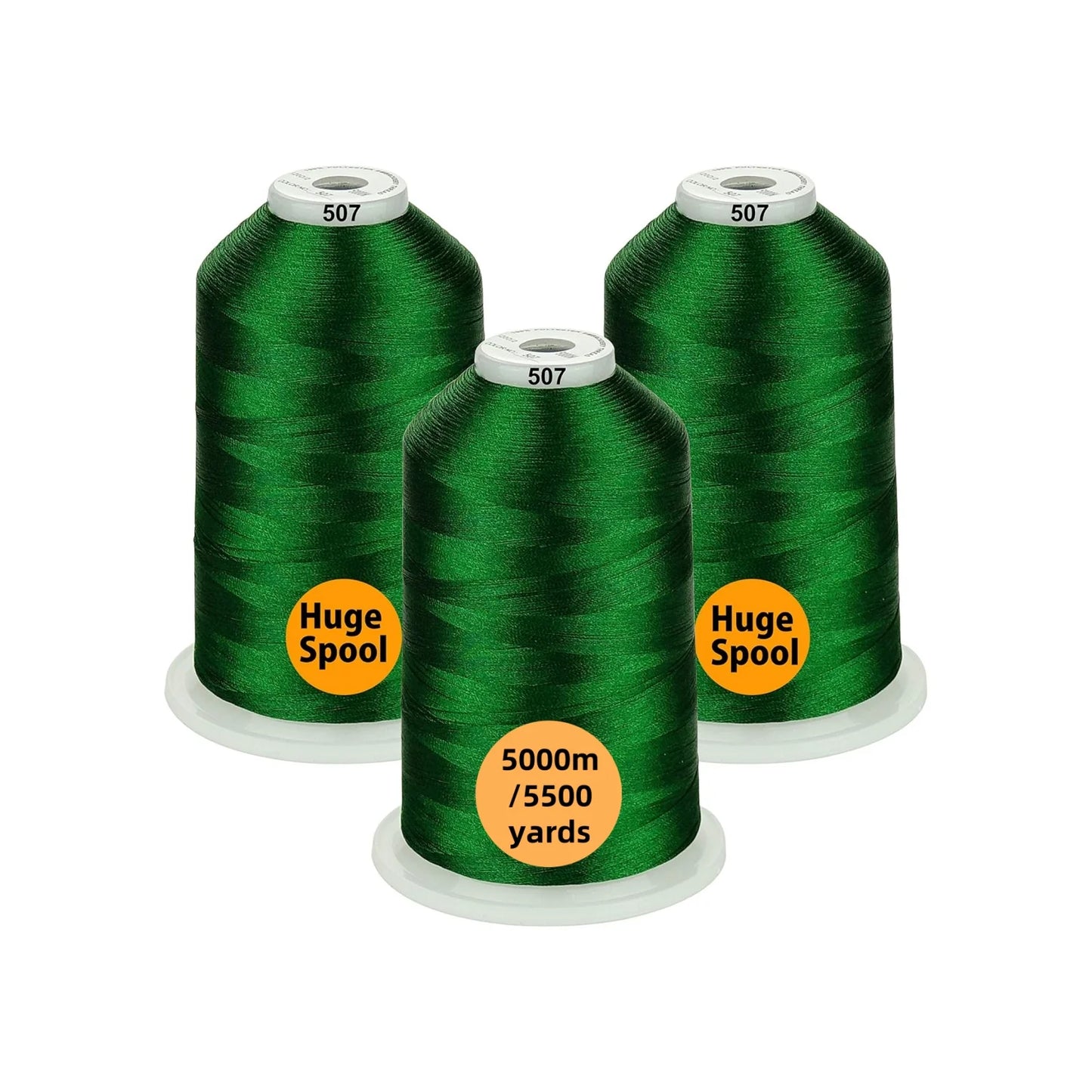Set Ață De Brodat 3 Bobine - 5000 m, Opțiuni Multiple De Culori