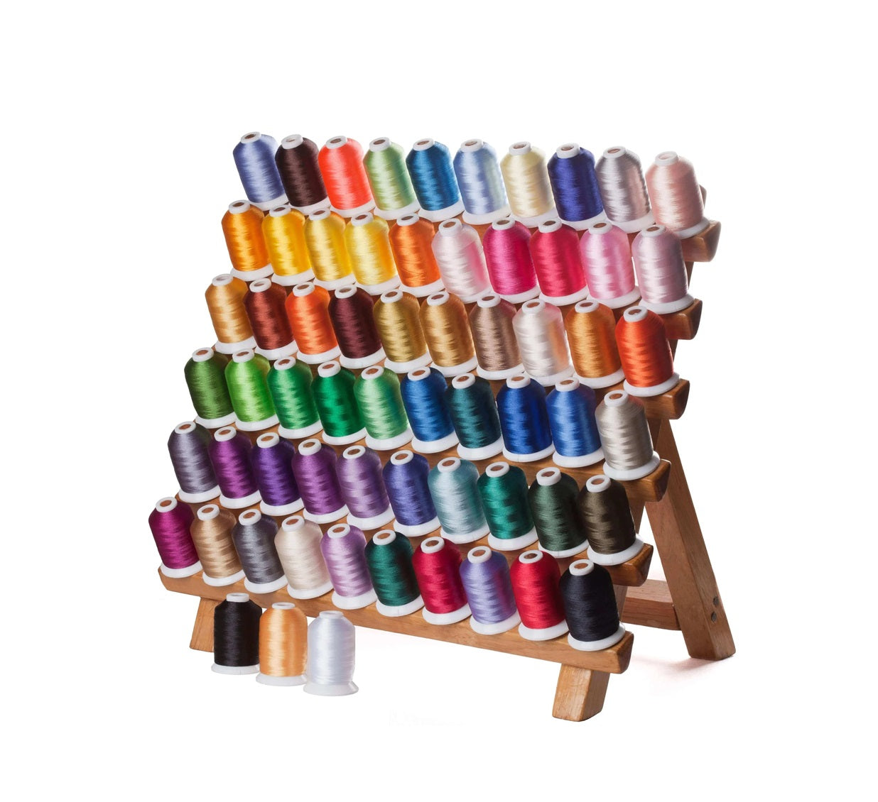 Kit Ață De Brodat 63 Bobine - 500/1000m Multicolor
