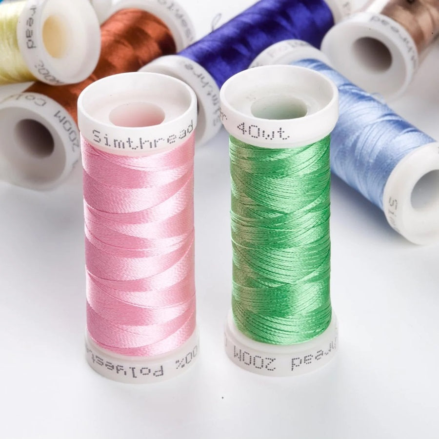 Set Ață De Brodat 32 Bobine - 300 m, Multicolor