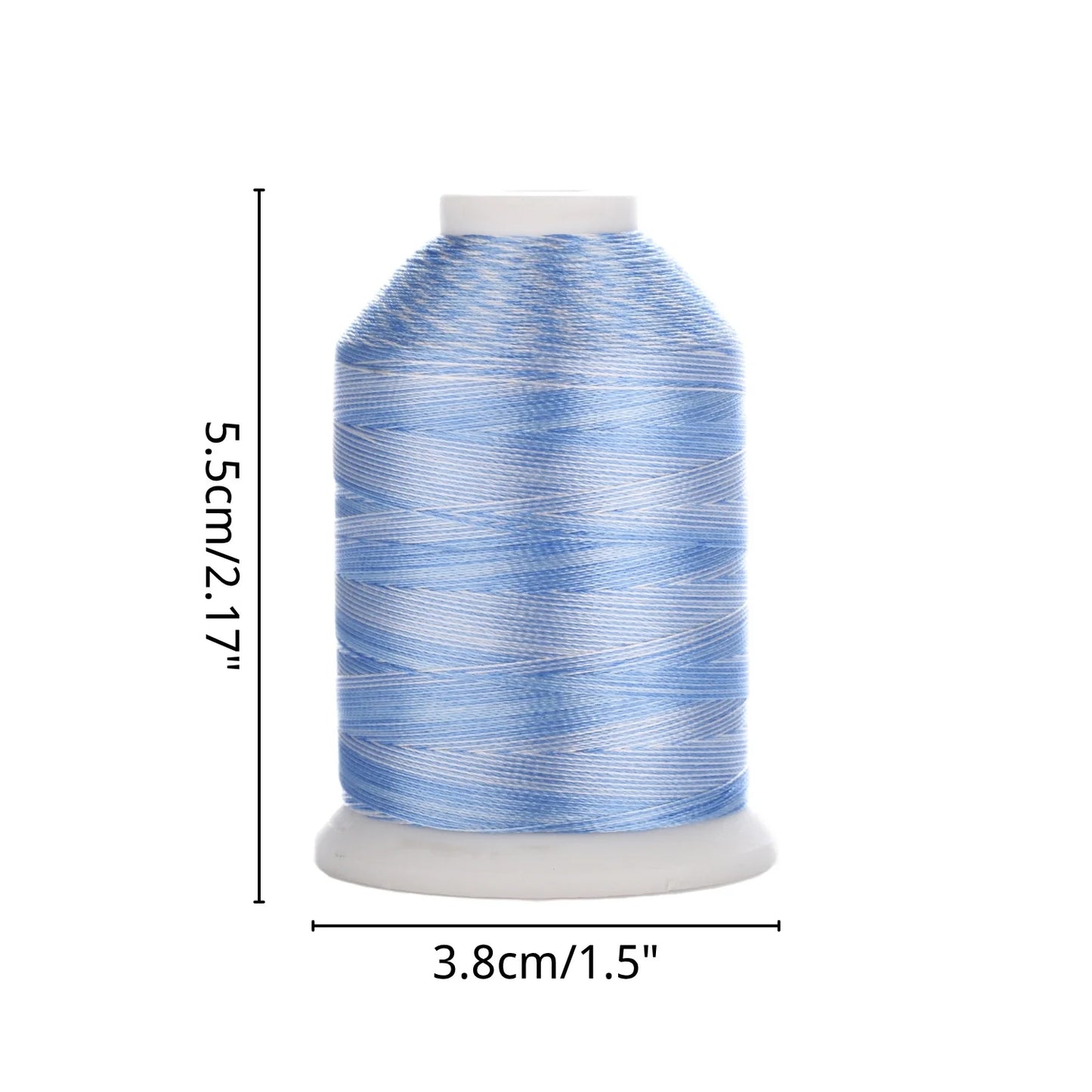Set Ață De Brodat 6 Bobine - 1000 m, Culori Variegated
