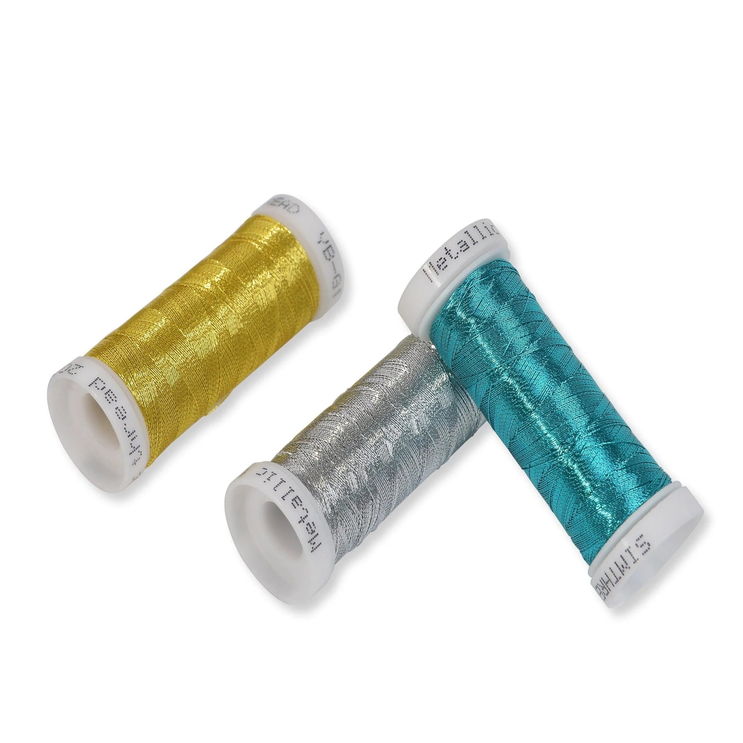 Set Ață De Brodat 32 Bobine - 180 m, Culori Metalice