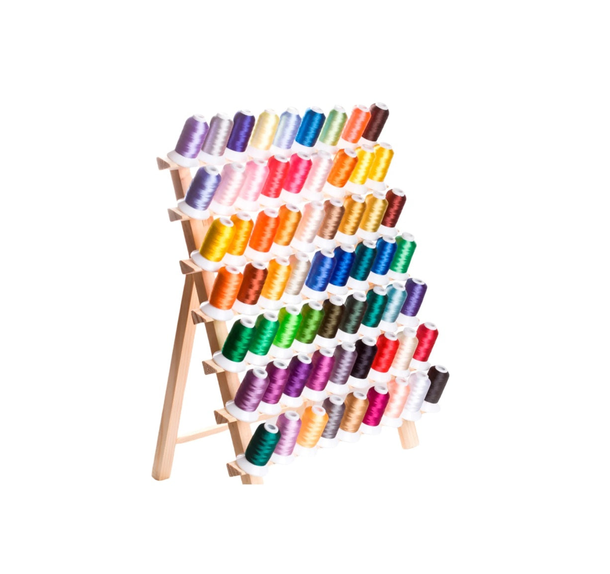 Kit Ață De Brodat 63 Bobine - 500/1000m Multicolor
