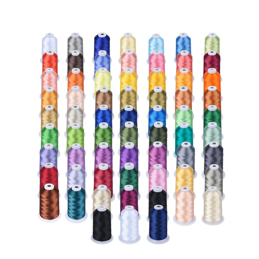 Set Ață De Brodat 63 Bobine - 5000 m, Multicolor