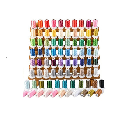 Set Ață De Brodat 82 Bobine - 500 m, Culori ShinyStitch