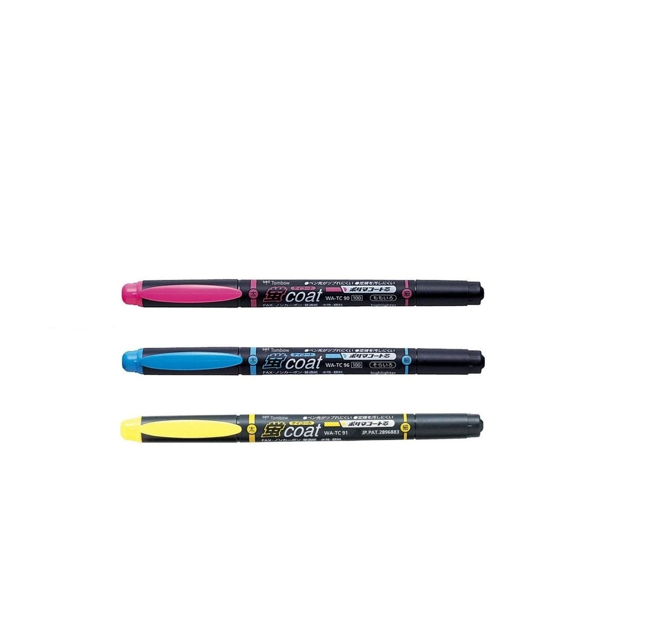 Tombow Set 3 Markere, Highlighter, Culori Neon