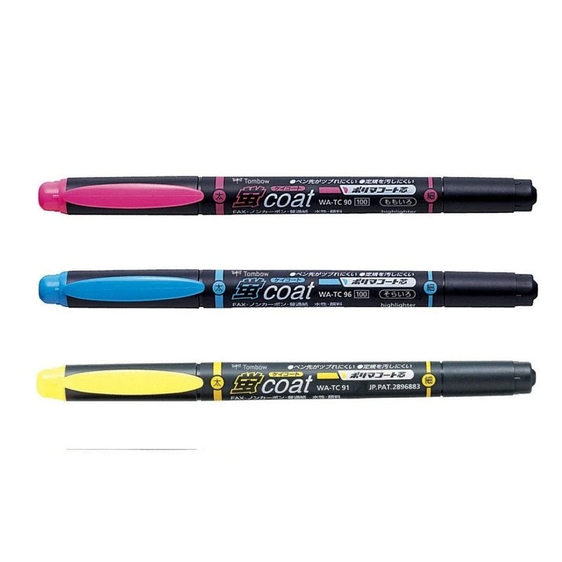 Tombow Set 3 Markere, Highlighter, Culori Neon